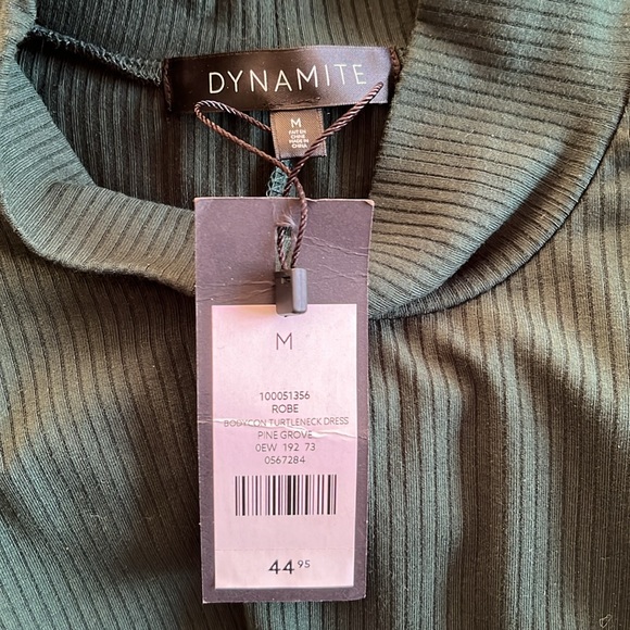 Dynamite Bodycon Mock Neck Dress - Picture 4 of 5